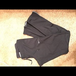 Nike running tight with zippers